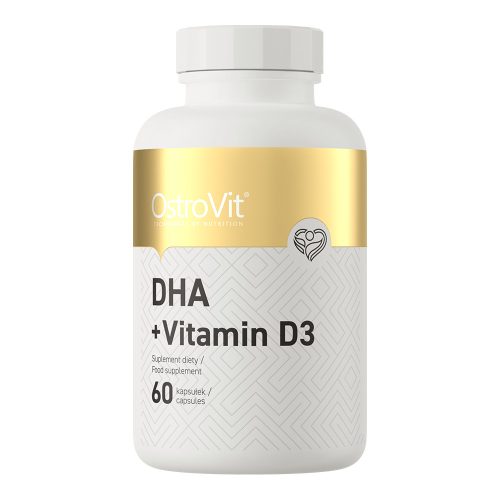 OstroVit DHA + Vitamin D3 - 60 kapszula