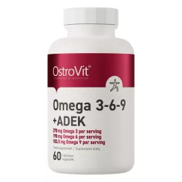 OstroVit Omega 3-6-9 + ADEK - 60 kapszula
