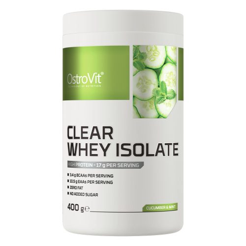 OstroVit Clear Whey Isolate Fehérje 400 g - Uborka menta