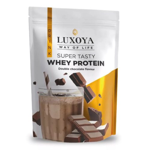 Luxoya Super Tasty Whey Protein 450 g DOY - Dupla holland csokoládé