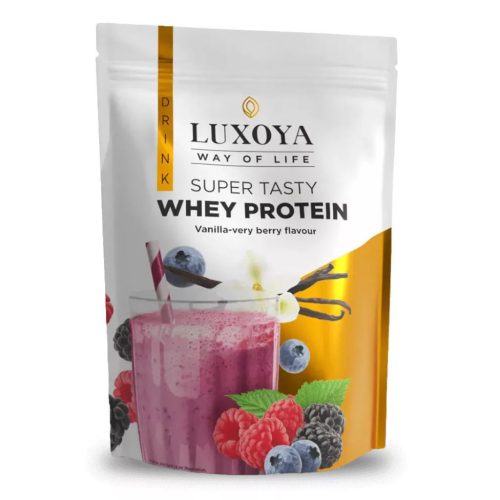 Luxoya Super Tasty Whey Protein 450 g DOY - Vanília erdei gyümölcs