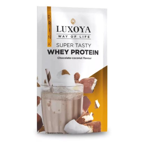 Luxoya Super Tasty Whey Protein 30 g - Csokoládé kókusz