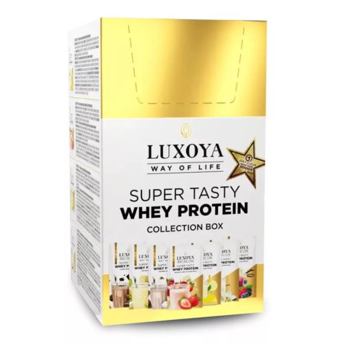 Luxoya Super Tasty Whey Protein Box 7x30g kezdőcsomag