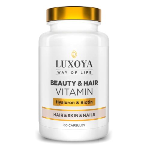 Luxoya Beauty & Hair Vitamin Hyaluron & Biotin - 60 kapszula
