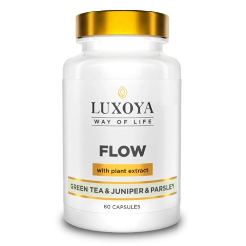 Luxoya Flow with Green tea & Juniper & Parsley  - 60 kapszula