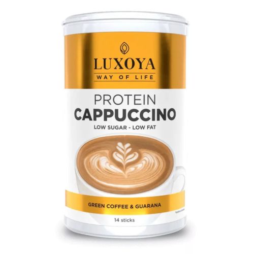 Luxoya Protein Cappuccino with Guarana & Green Coffee 14x15 g