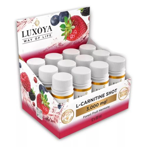 Luxoya L-Carnitine Shot 12x60 ml - Erdei gyümölcs