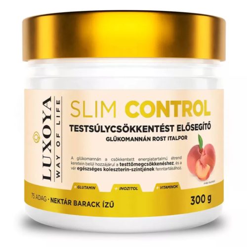 Luxoya Slim Control Glükomannán por 300 g - Őszibarack