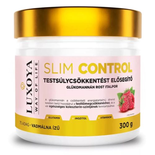 Luxoya Slim Control Glükomannán por 300 g - Málna