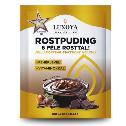 Luxoya Fiber Rostpuding 25 g - Dupla csokoládé
