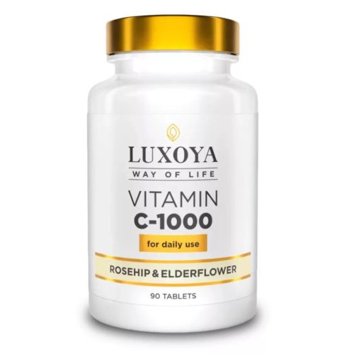 Luxoya C-1000 Vitamin Rosehip & Elderflower - 90 tabletta