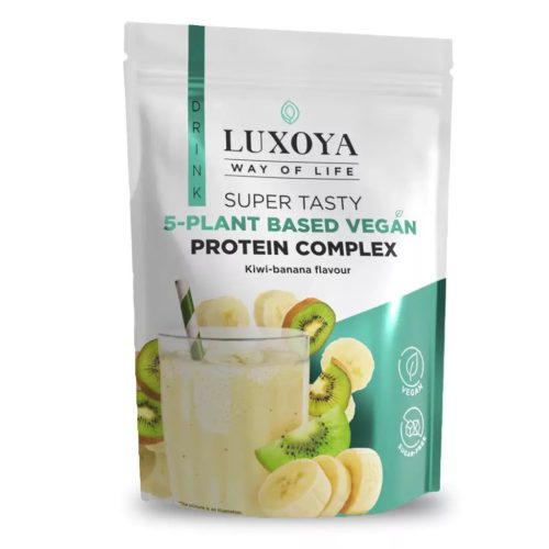Luxoya Super Tasty 5-plant based VEGAN Protein Complex 450 g - Kiwi banán