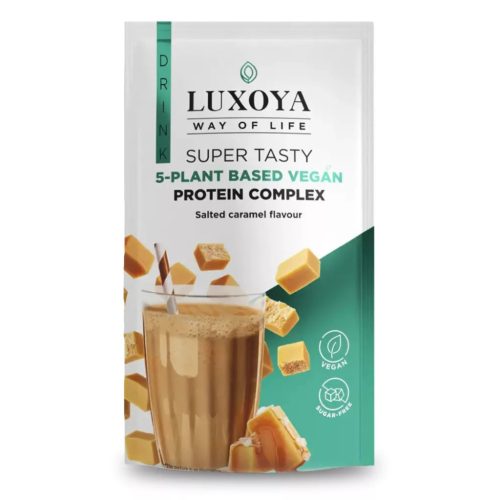 Luxoya Super Tasty 5-plant based VEGAN Protein Complex 30 g - Sós karamell