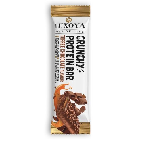 Luxoya Crunchy Protein Bar 45 g - Csokoládé karamell
