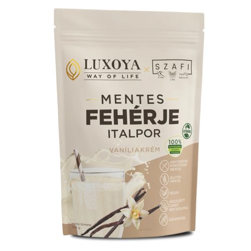 Luxoya X Szafi Reform Mentes Fehérje italpor 360 g - Vanília