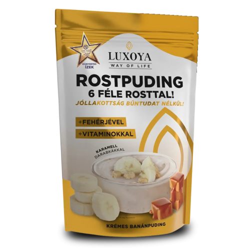 Luxoya Fiber Rostpuding 300 g - Karamell banán
