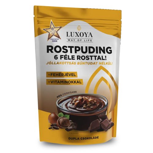Luxoya Fiber Rostpuding 300 g - Dupla csokoládé