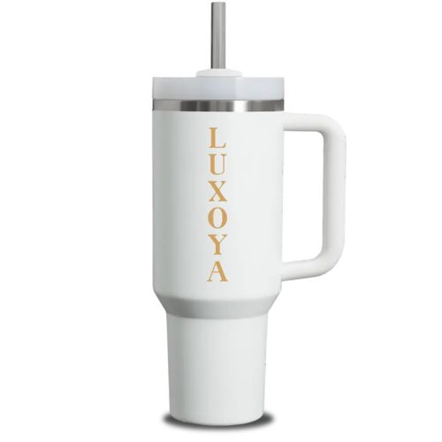 Luxoya  Fém Hőtartó Kulacs 1180 ml - Fehér