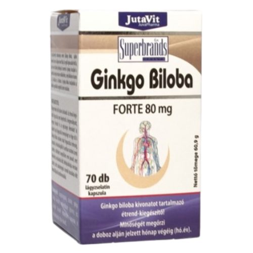 Jutavit Ginkgo Biloba Forte 80mg - 70 db kapszula