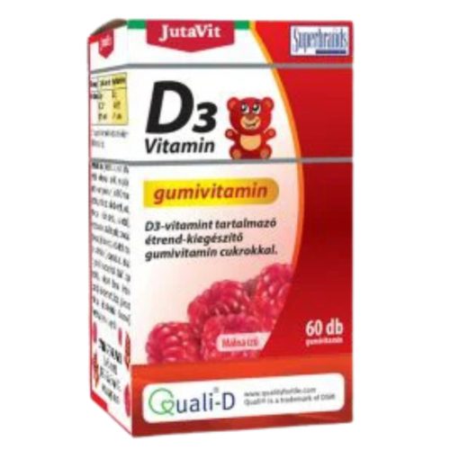 Jutavit D3 gumivitamin - 60 db málna
