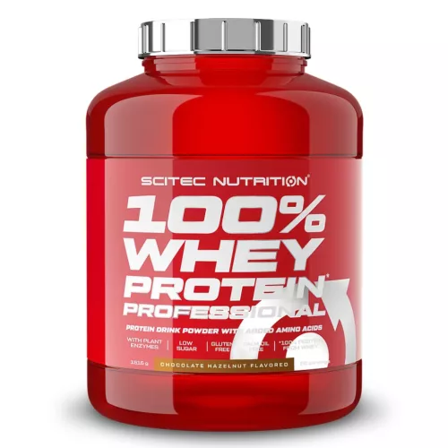 Scitec Nutrition 100% whey protein professional - 1816 g csokoládé - mogyoró