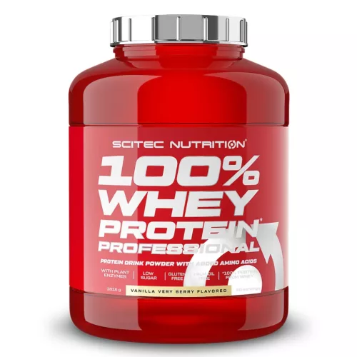 Scitec Nutrition 100% whey protein professional - 1816 g vanília - erdei gyümölcs