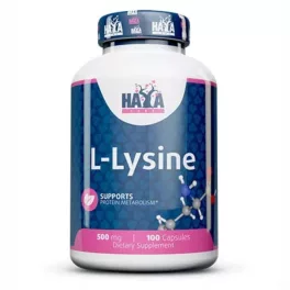 Haya Labs l-lysine 500mg aminosav - 100 db kapszula