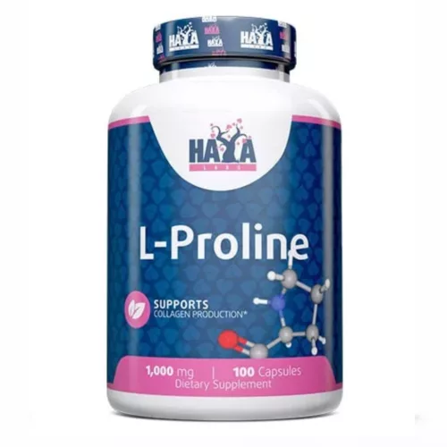 Haya Labs L-Proline 1000mg aminósav - 100 db kapszula