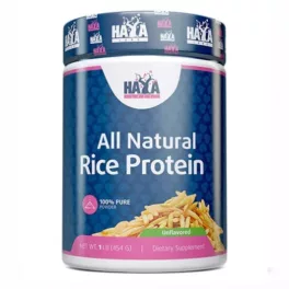   Haya Labs 100% természetes rizs fehérje - 454 g ízesítetlen