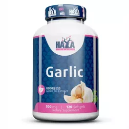Haya Labs Odorless Garlic 500mg - 120 db lágykapszula