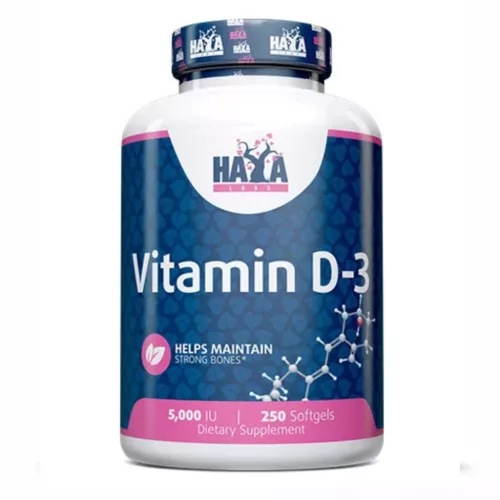 Haya Labs Vitamin D3 5000NE - 250 db lágykapszula