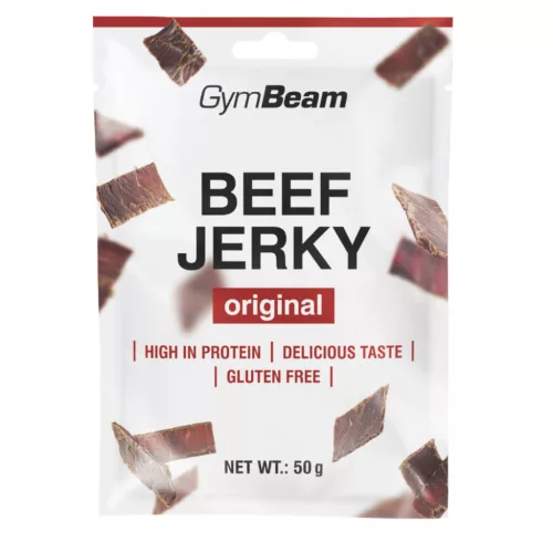 GymBeam Beef Jerky - 50 g natúr
