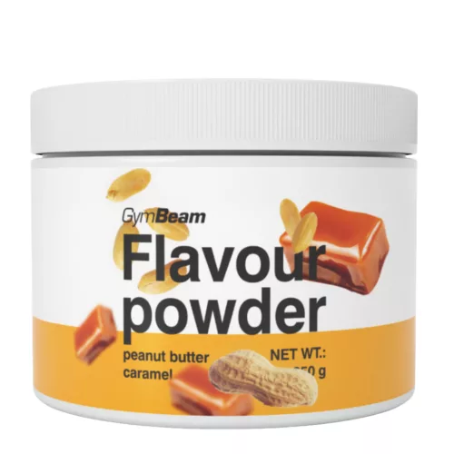 GymBeam Flavour powder - 250 g mogyoróvaj - karamell