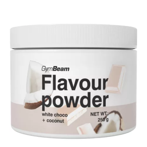 GymBeam Flavour powder - 250 g  fehér csokoládé - kókusz