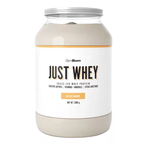 GymBeam Just Whey Grass-fed Protein - 2000 g sós karamell