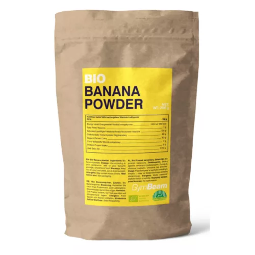 GymBeam BIO Banánpor - 200 g