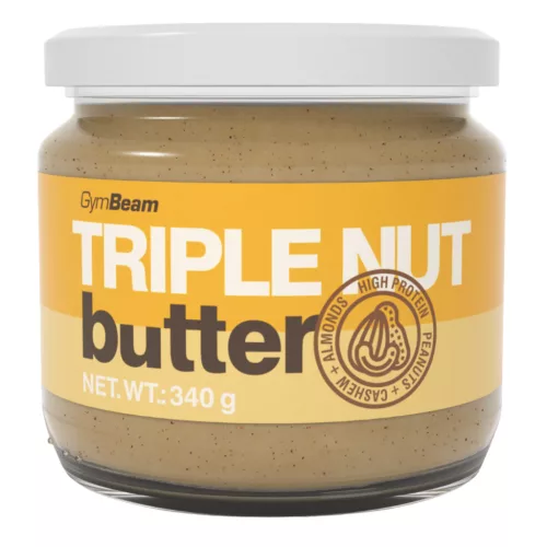 GymBeam Tripla mogyoróvaj - 340 g 