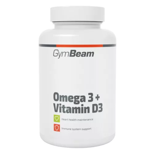 GymBeam Omega 3 + D3-vitamin - 90 db kapszula