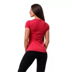 GymBeam Basic Női póló - Vintage Red