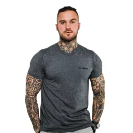 GymBeam Basic férfi póló - sötét szürke