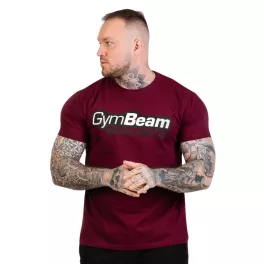GymBeam Beam póló - Burgundy S