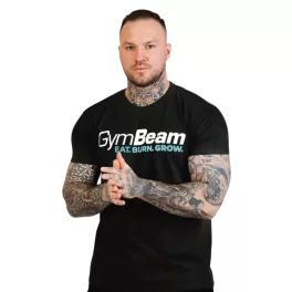 GymBeam Grow férfi póló - fekete