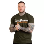 GymBeam Grow férfi póló - Military zöld