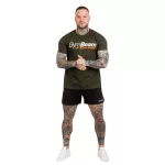 GymBeam Grow férfi póló - Military zöld