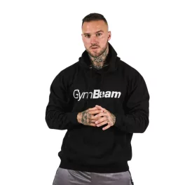 GymBeam Pro Hoodie pulóver - fekete