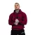 GymBeam Pro Hoodie pulóver - Burgundy