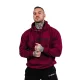 GymBeam Pro Hoodie pulóver - Burgundy