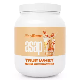 GymBeam ASAP True Whey fehérje por - 900 g sós karamell