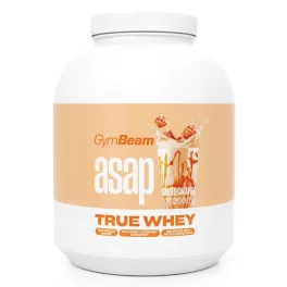 GymBeam ASAP True Whey fehérje por - 2000 g sós karamell