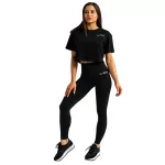 GymBeam Limitless magas derekú női nadrág - Black